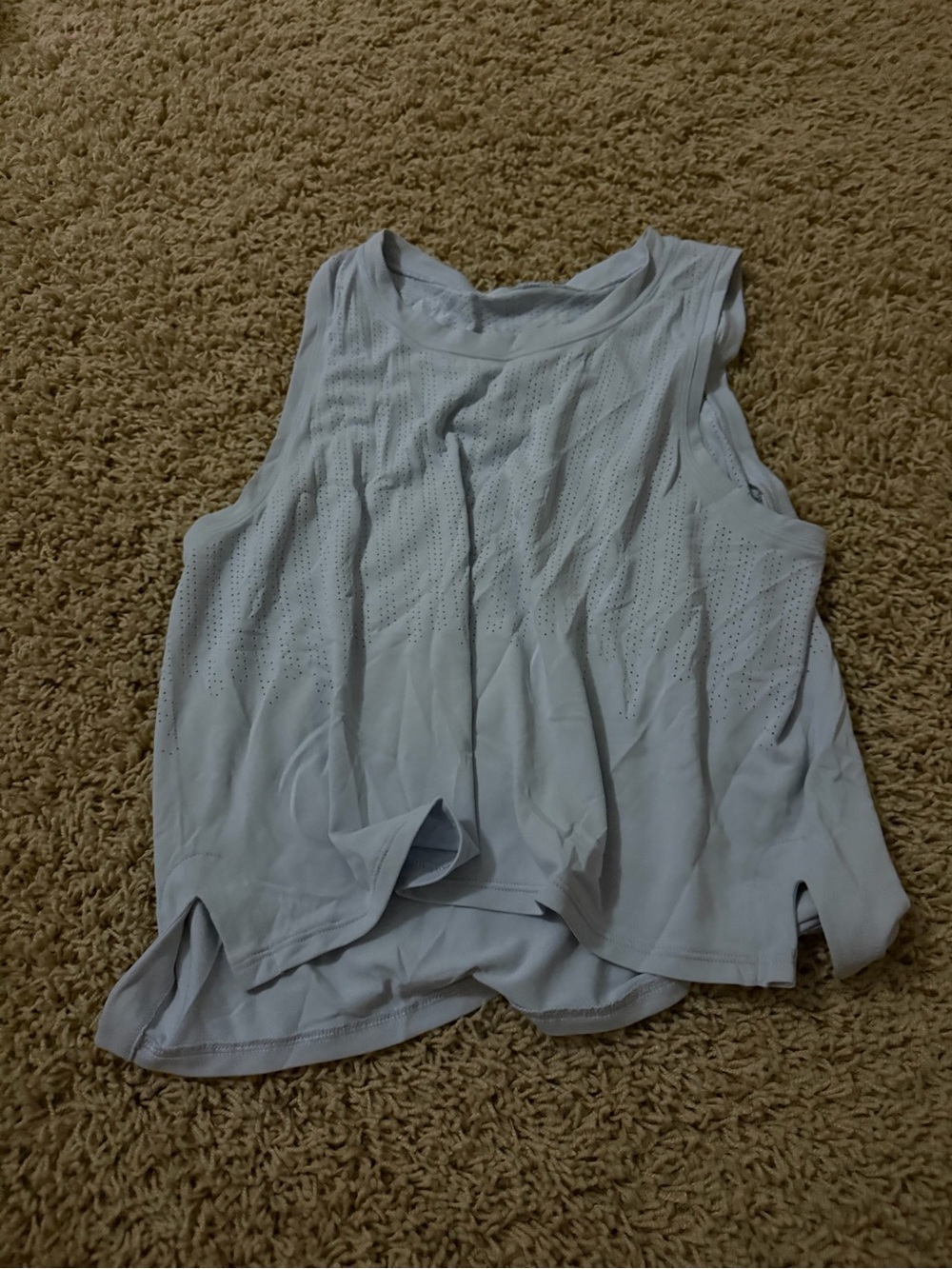 lululemon blue tank top